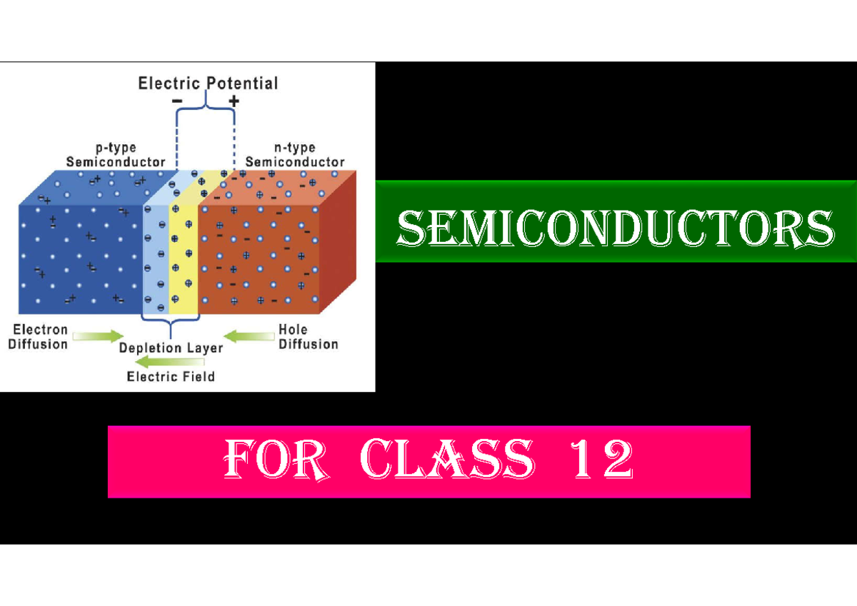 Class 12 Beng - Semiconductor 1 - SEMICONDUCTORS FOR ClaSS 12 LECTURE 1 ...