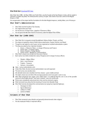 Class 1 - Lecture notes 1 - History of Medieval India - Studocu