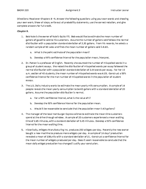 Appendix C - Excel Commands Tutorial ( Quality) - Page 774 PRINTED BY ...
