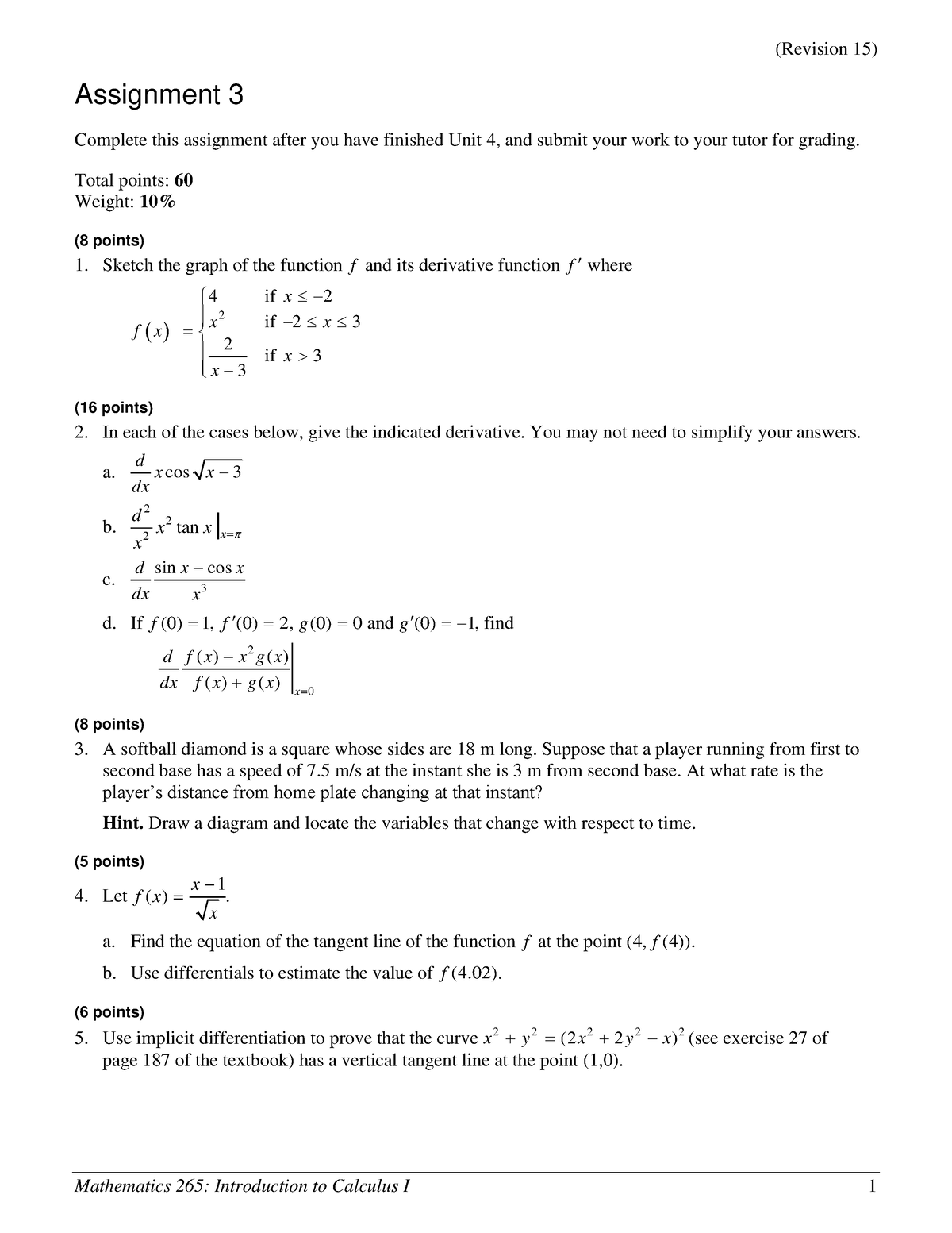 math 265 assignment 2