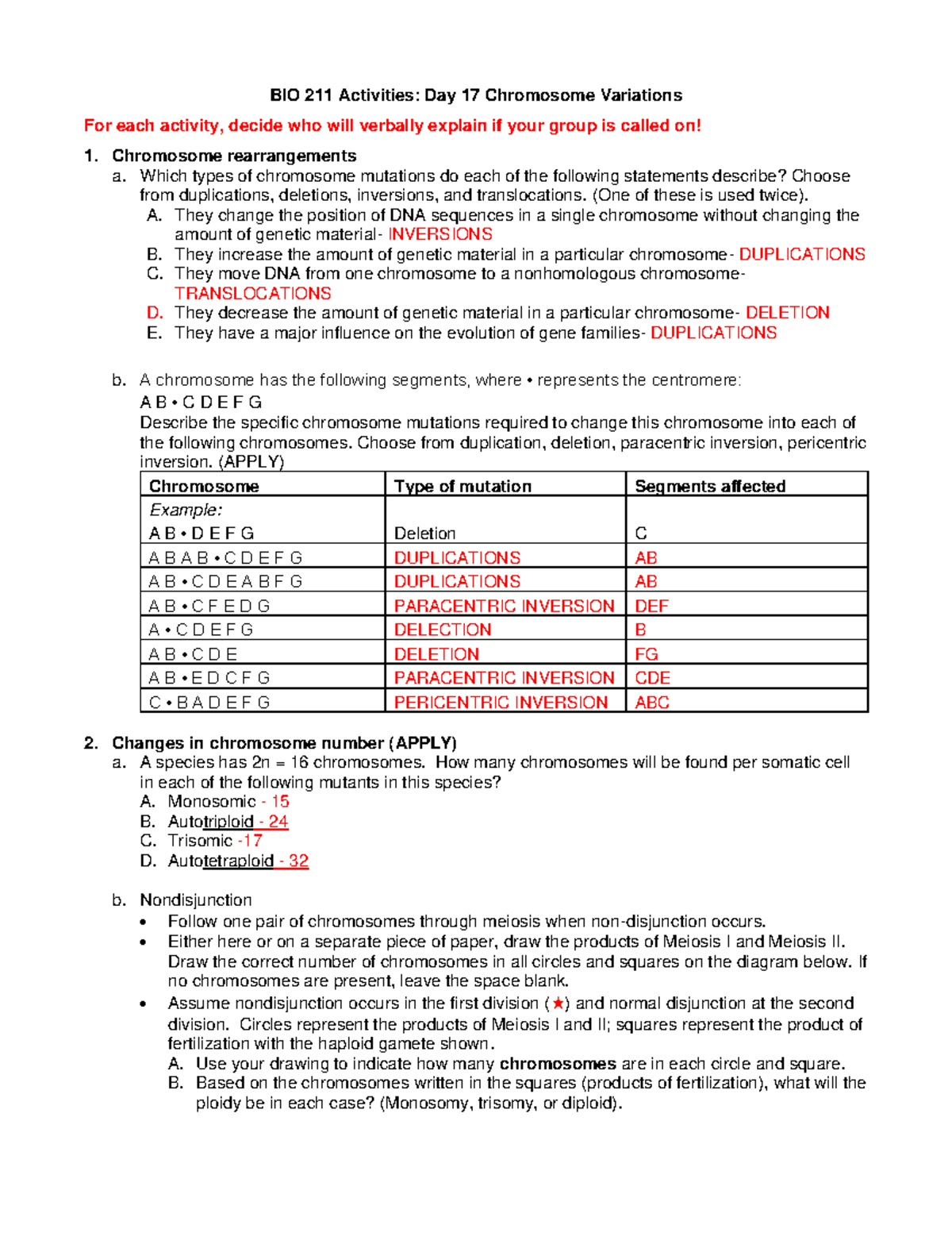 BIO-211-17-Chromosome variations - BIO 211 Activities: Day 17 ...