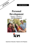 Personal Development (Pansariling Kaunlaran) - EsP-PD11/12KO-Ia-1.1 ...