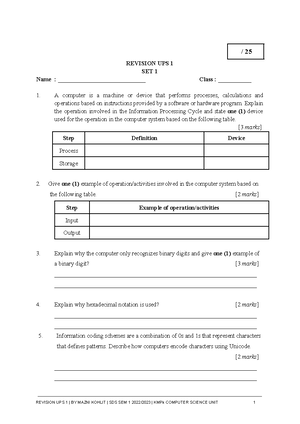 Assignment ques - KEDAH MATRICULATION COLLEGE MINISTRY OF EDUCATION ...
