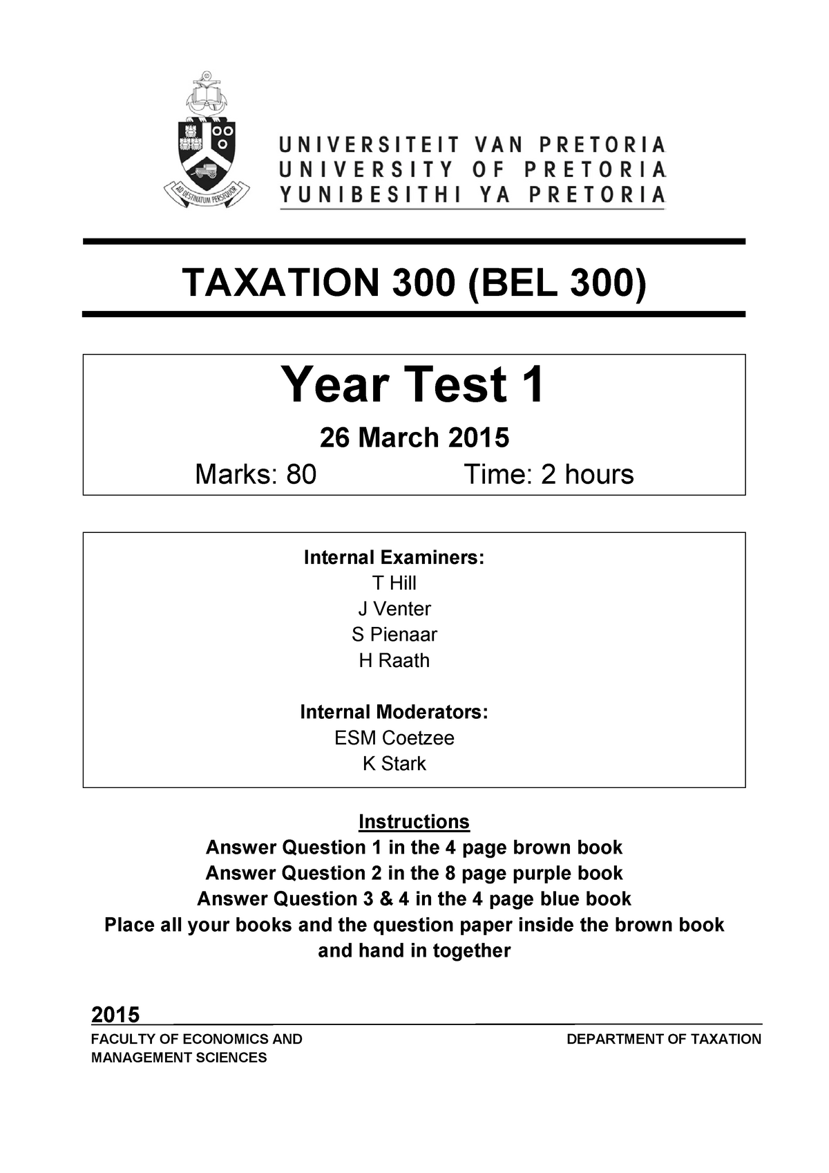 year-test-1-2015-final-year-test-2b-taxation-300-bel-300-0b-year-test-1-1b-26-march-2015