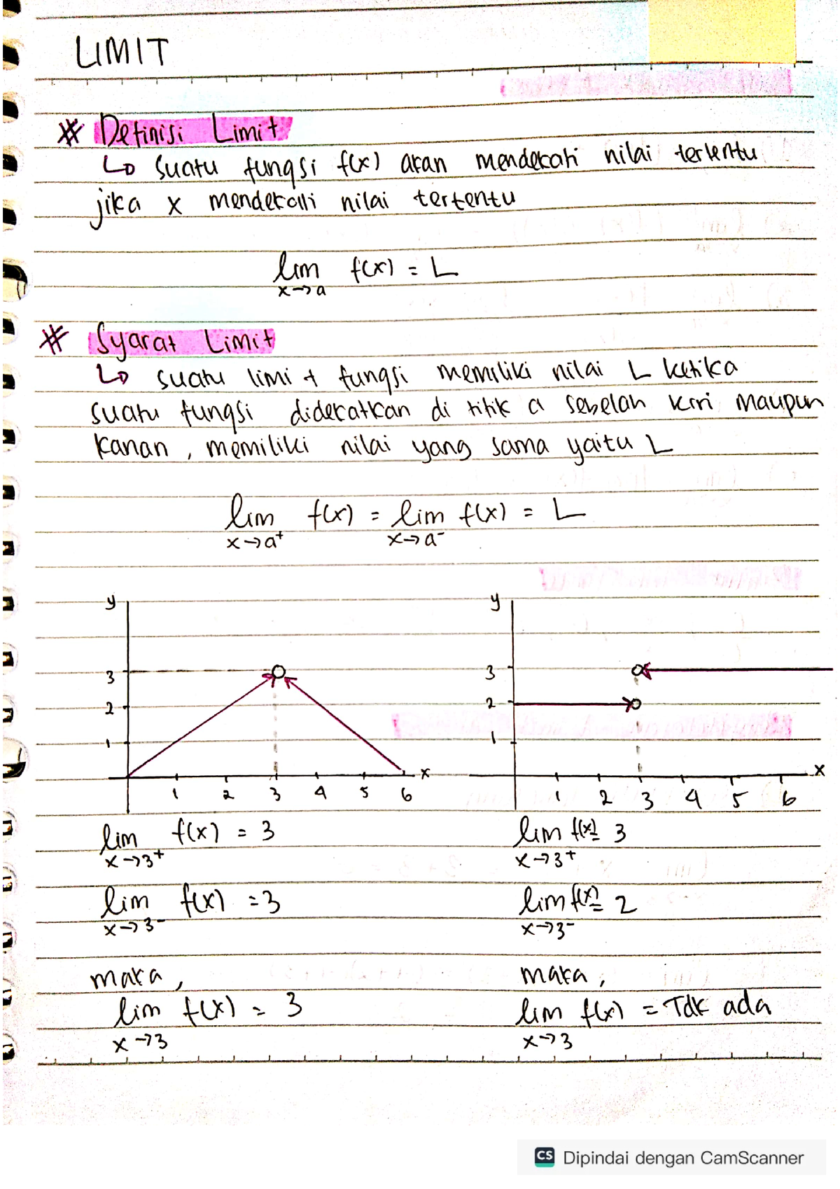 Limit - Matematika - Studocu