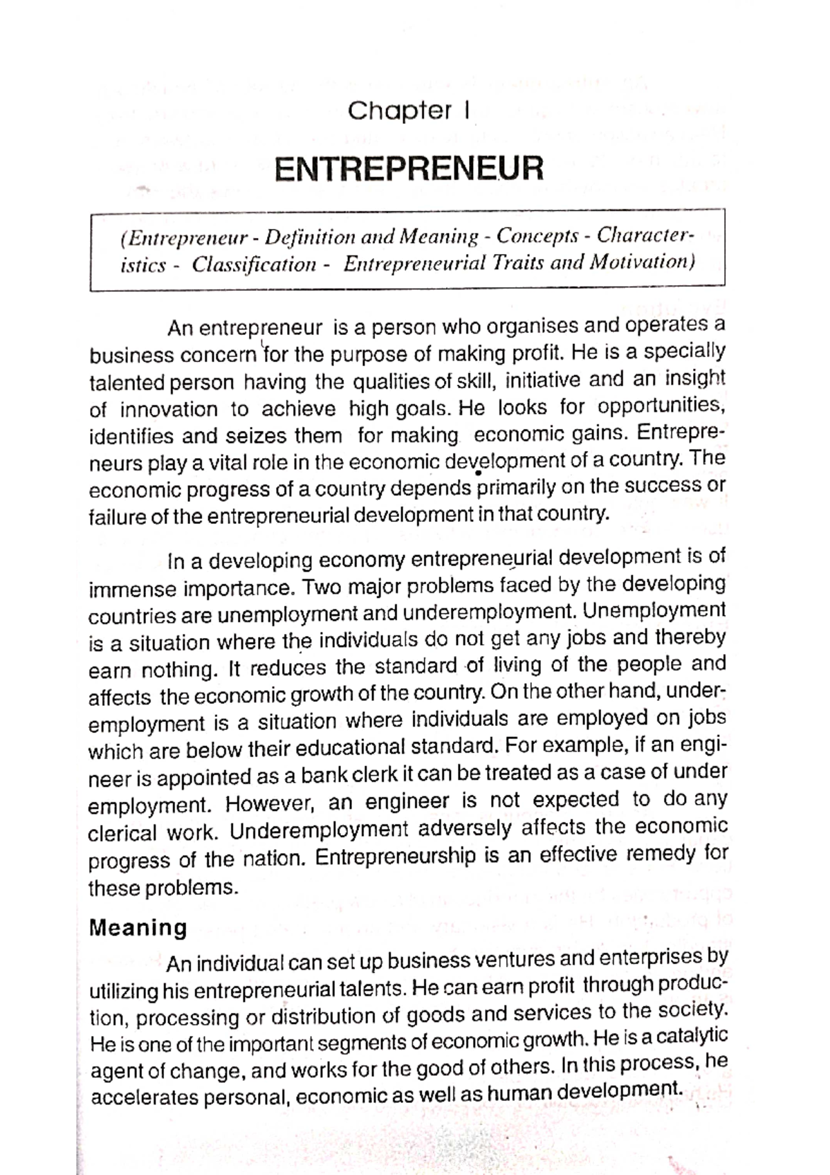 E1 Its Lecture Notes Regarding What An Entrepreneur Is E1 Its Lecture Notes Regarding What An Entrepreneur Is