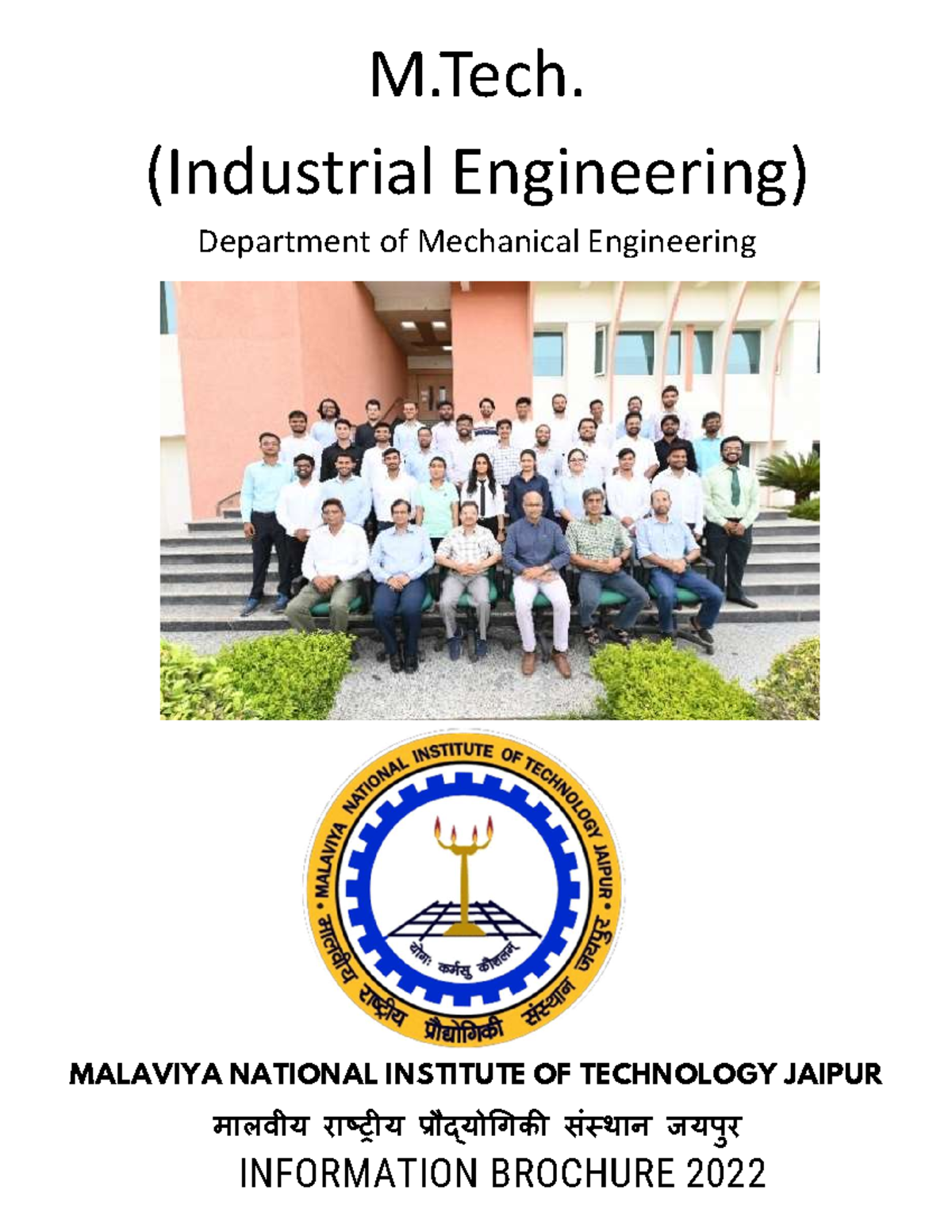 M.Tech. Industrial Engg - M. (Industrial Engineering) Department of ...