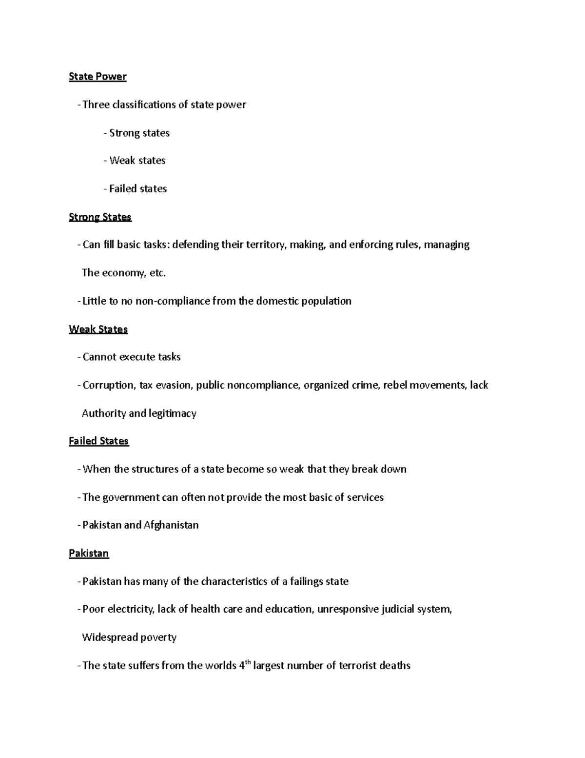 Introduction to Comparative Politics -2B - State Power - Three ...