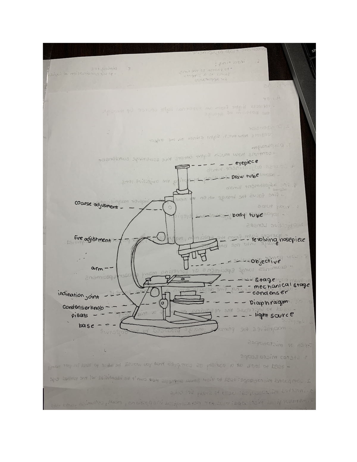 parts-and-functions-of-a-microscope-nursing-studocu