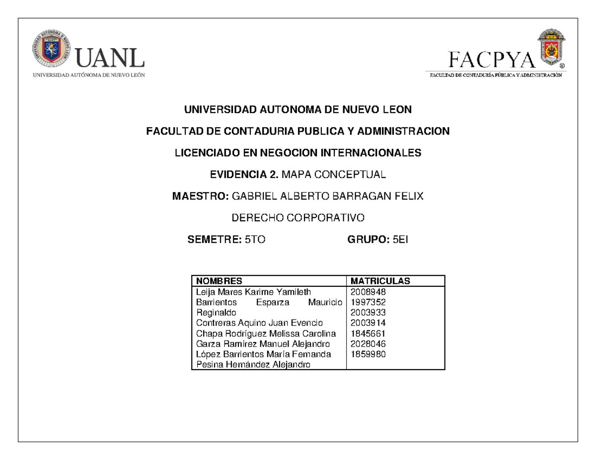 Equipo 7 Evidencia 2 - ... - UNIVERSIDAD AUTONOMA DE NUEVO LEON ...