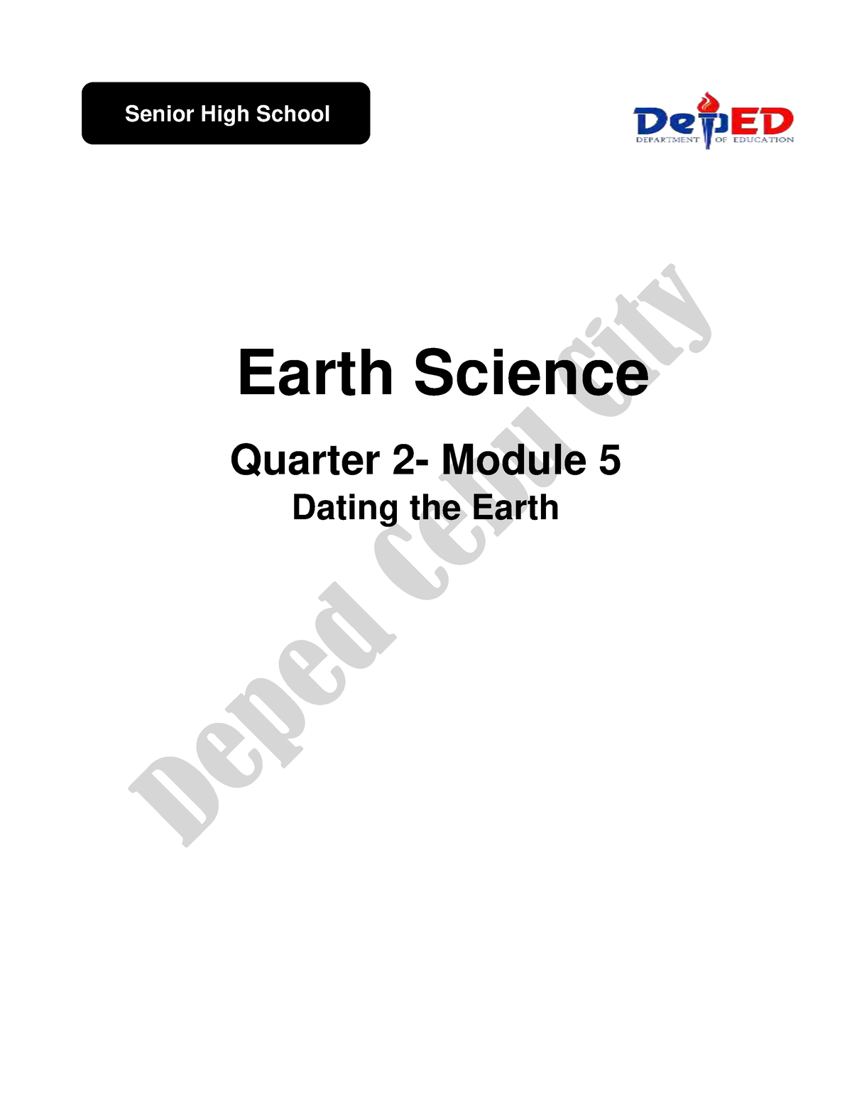 5 Q2 Earth Science 2 - Helpfull - Senior High School Earth Science ...