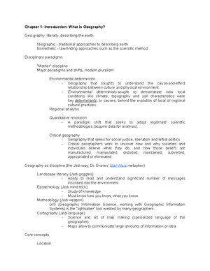 GEO 101 Exam 4 Study Guiide - List of topics for EXAM 4: GEO101 Earth ...