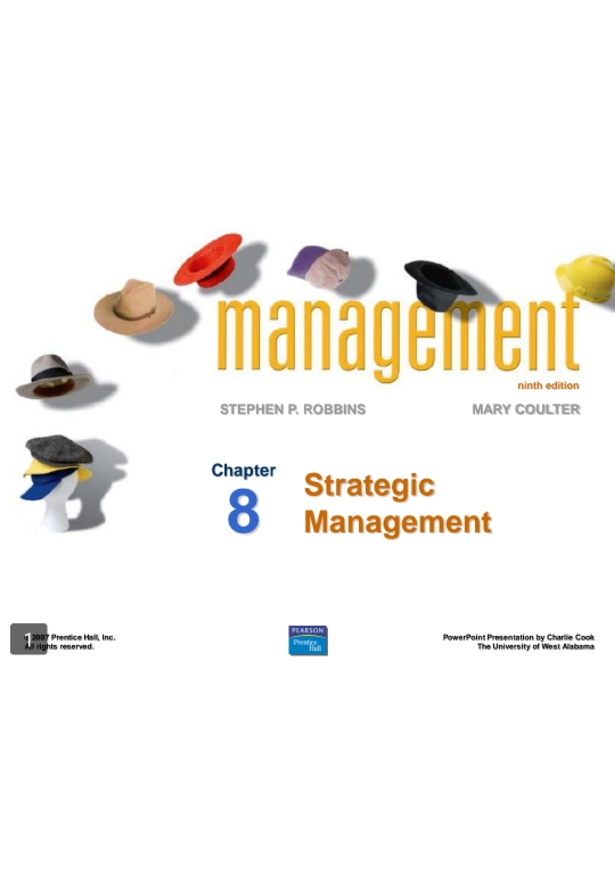 Robbins 9 ppt08pdf 231212 232952 - Principles Of Management - Studocu