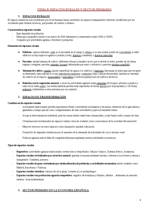 TEMA 9- Sector Secundario - 2ºD BACH TEMA 9: EL SECTOR SECUNDARIO 1. EL ...