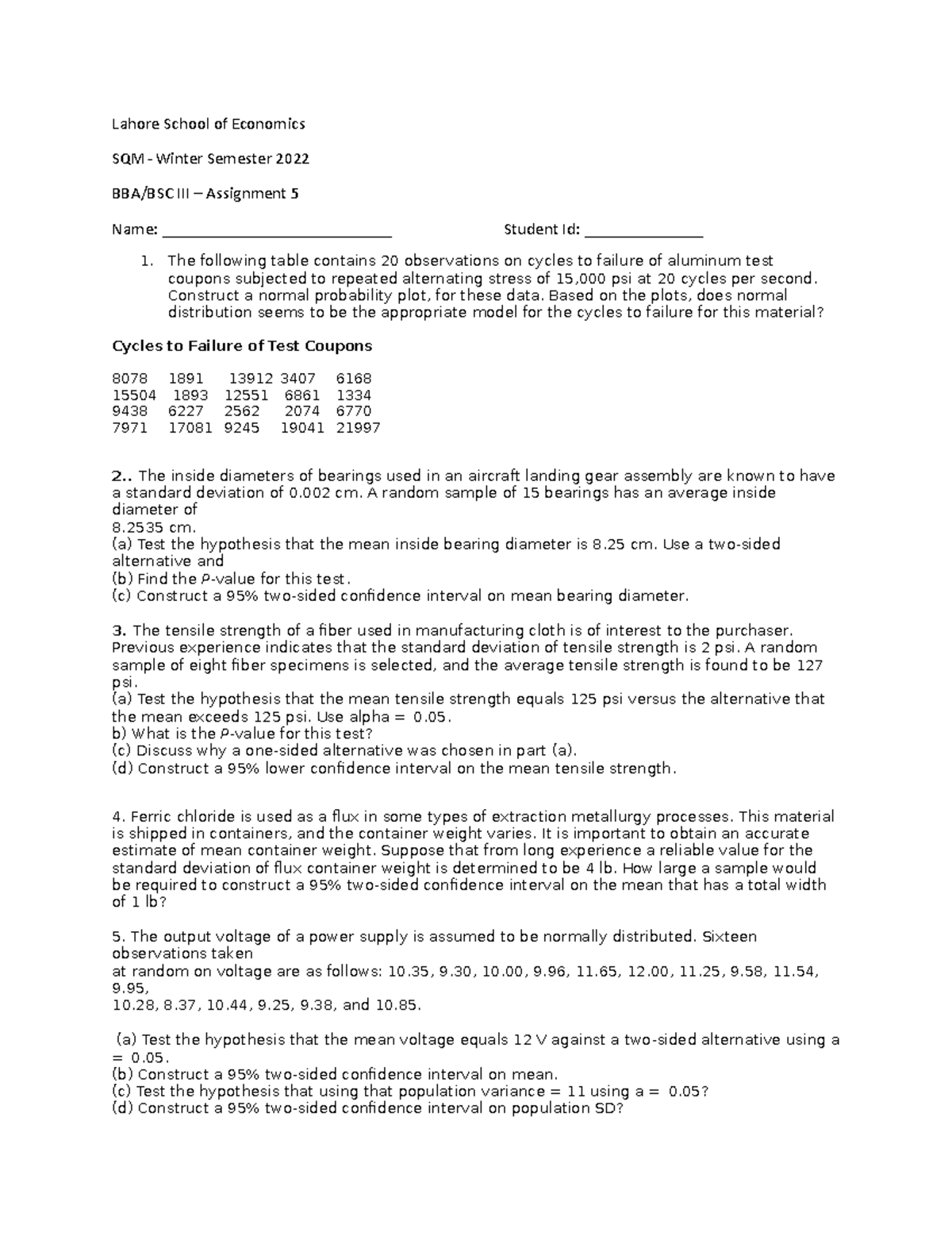 assignment-5-construct-a-normal-probability-plot-for-these-data