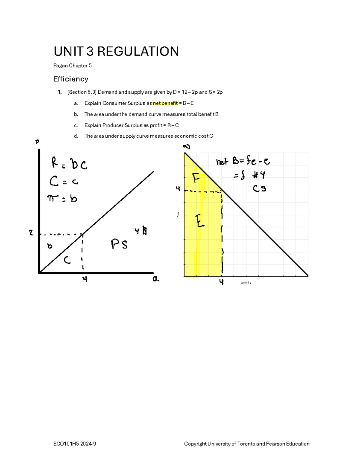 03+Regulated+Markets - UNIT 3 REGULATION Ragan Chapter 5 Efficiency 1 ...