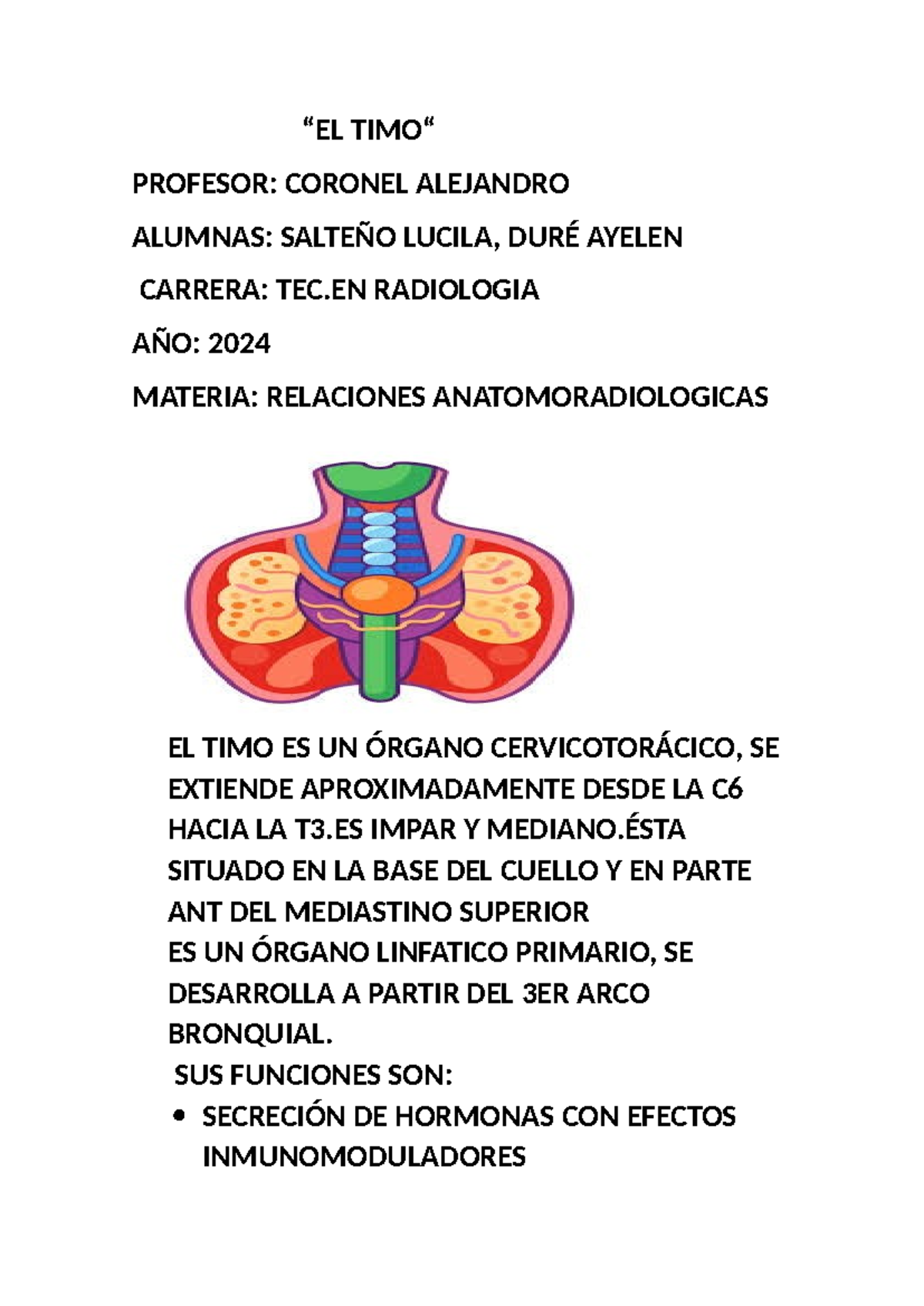 EL TIMO - Alma fuerte - “EL TIMO“ PROFESOR: CORONEL ALEJANDRO ALUMNAS ...