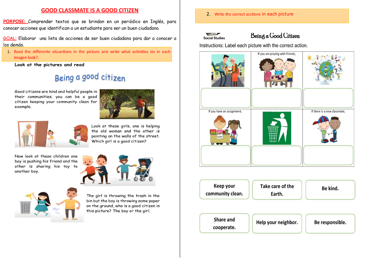 good-citizen-5to-class-practica-de-ingles-nivel-universitario