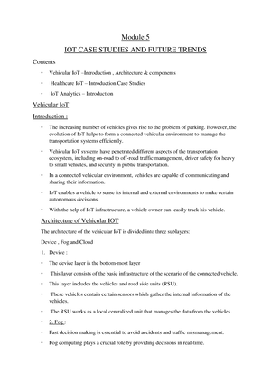 Unit 5 Ccs354 - Summary Computer Science - Studocu