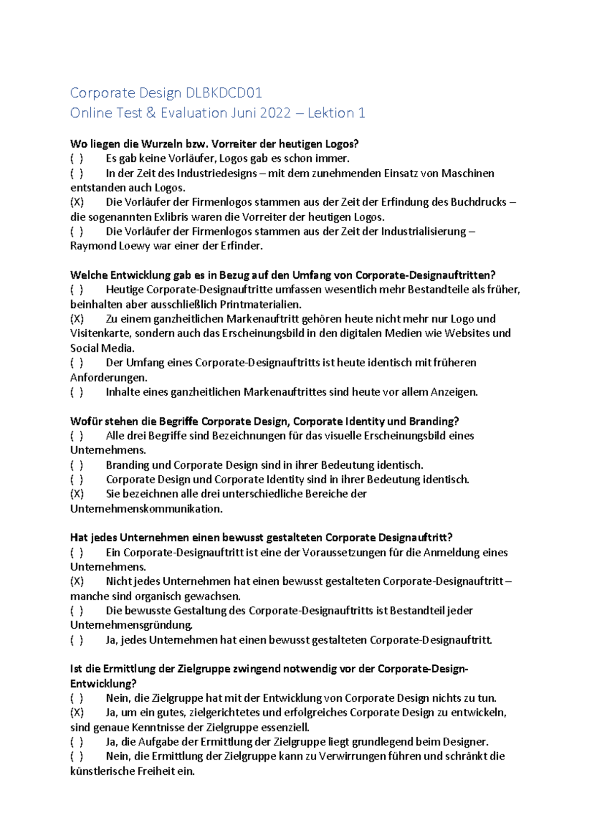 Corporate Design-online-test-evaluation-juni-2022-lektion-1 - Corporate ...