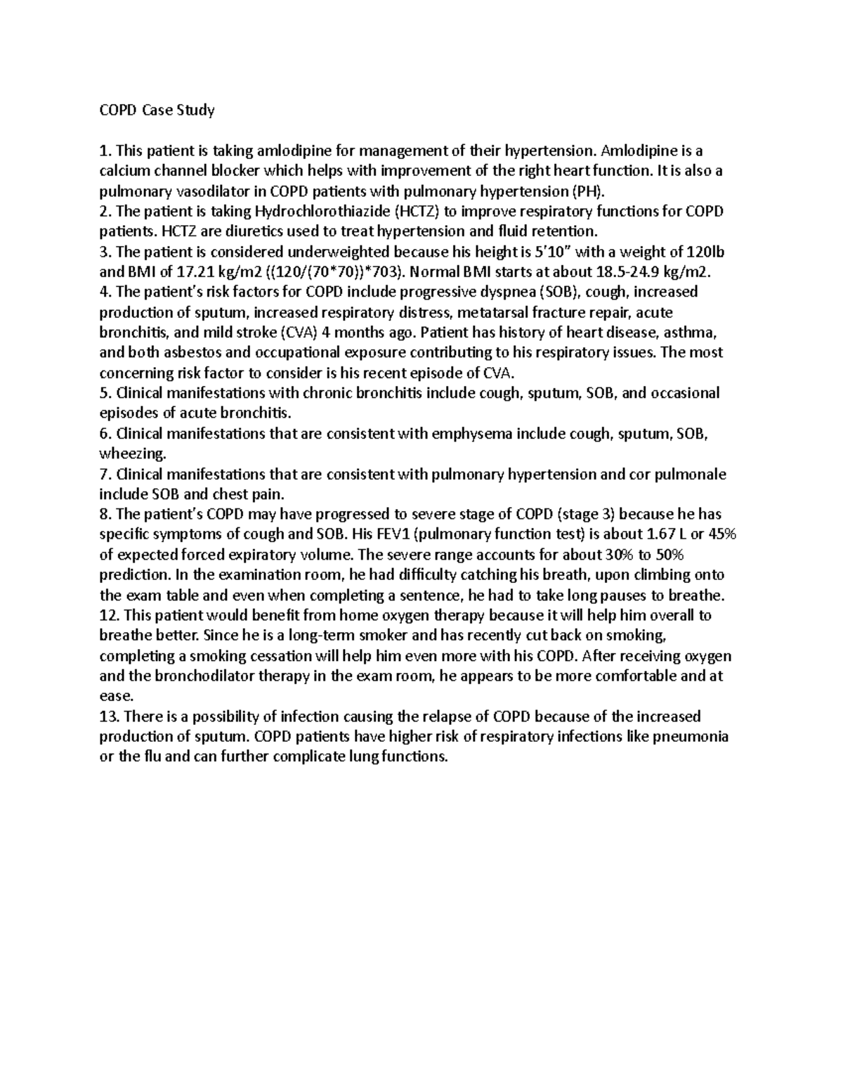 copd case study uk essay