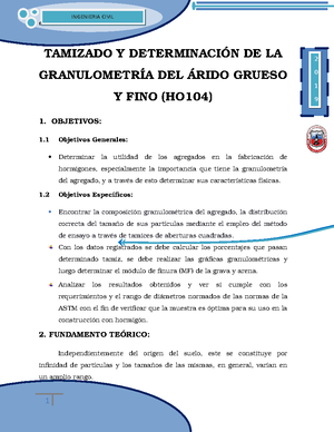 Peso especifico del agregado fino - PESO ESPECÍFICO Y ABSORCIÓN DEL ...