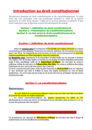 TD 3 Dissertation - Le Pouvoir Constituant Est-il Souverain ...