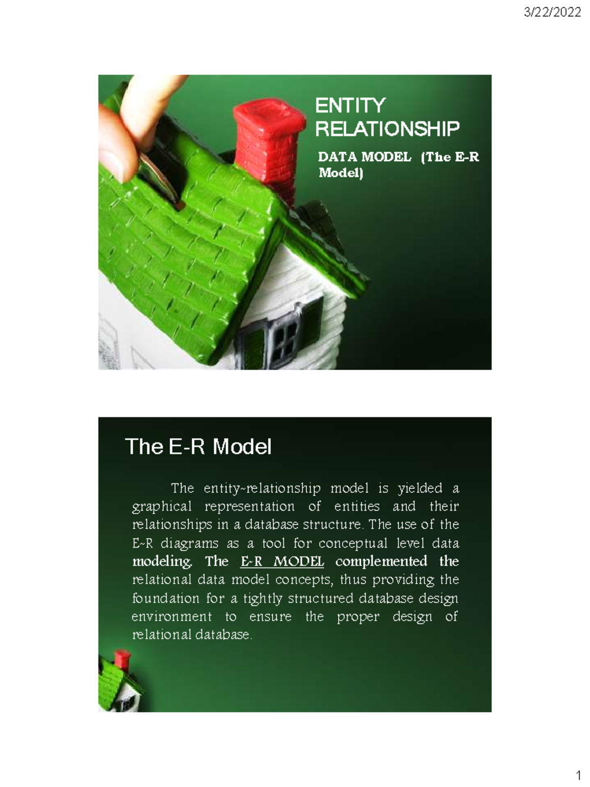 Entity-Relationship-Diagram - ENTITY RELATIONSHIP DATA MODEL (The E-R ...
