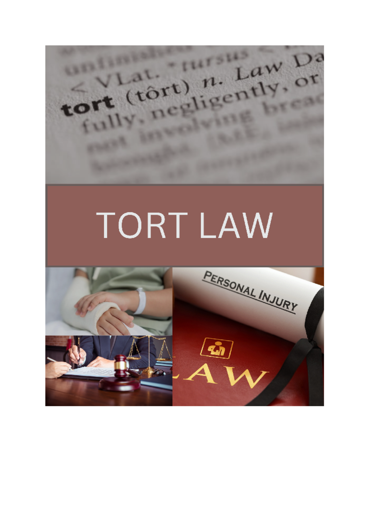 TORT LAW 2024 - What is Tort Law? The law of tort is a branch of ...