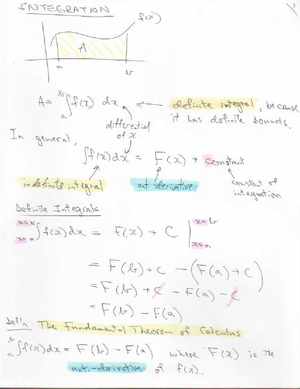 Notes On Integration By Partial Fractions - INTEGRATION PARTIAL ...