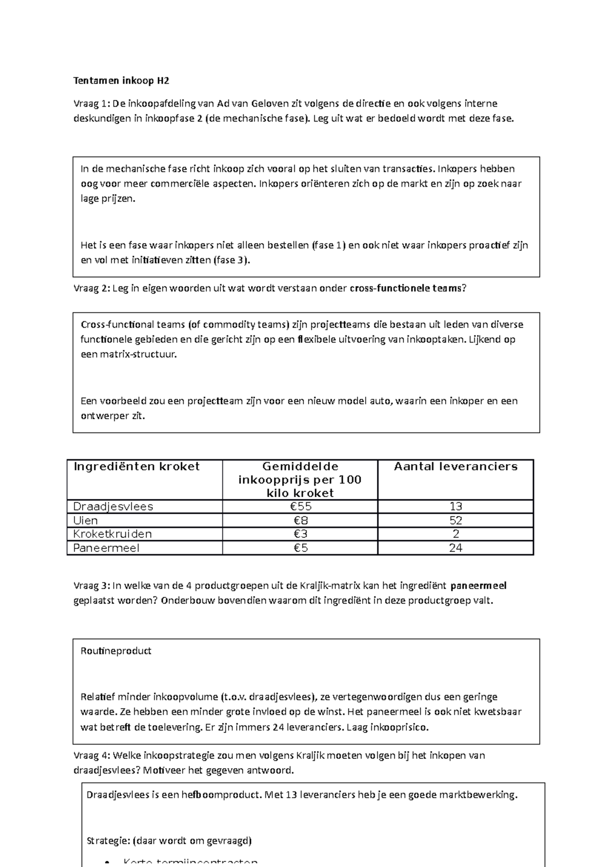 Proef/oefen Tentamen 16 December 2015, Vragen En Antwoorden - Tentamen ...