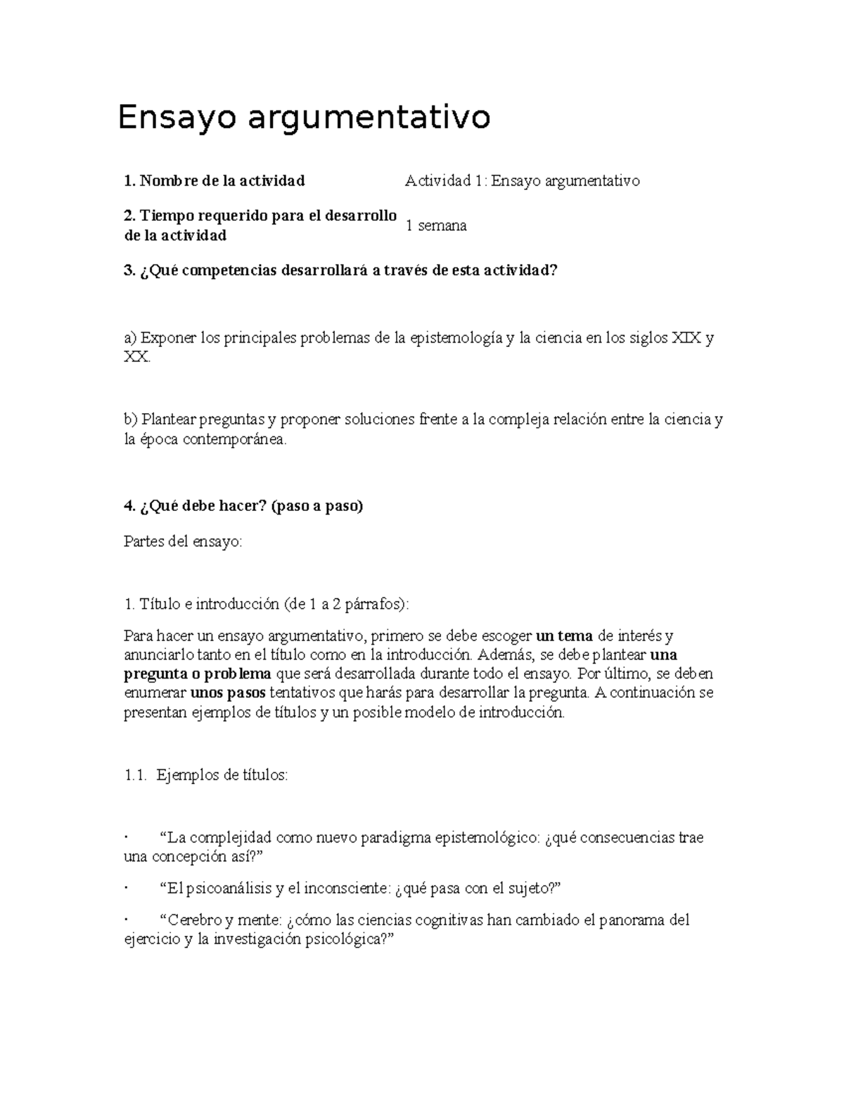 Ensayo Argumentativo Ensayo Argumentativo Nombre De La Actividad