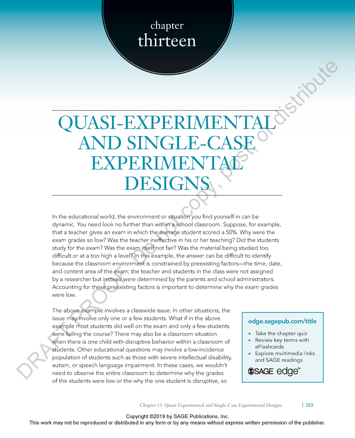 quasi experimental and case study