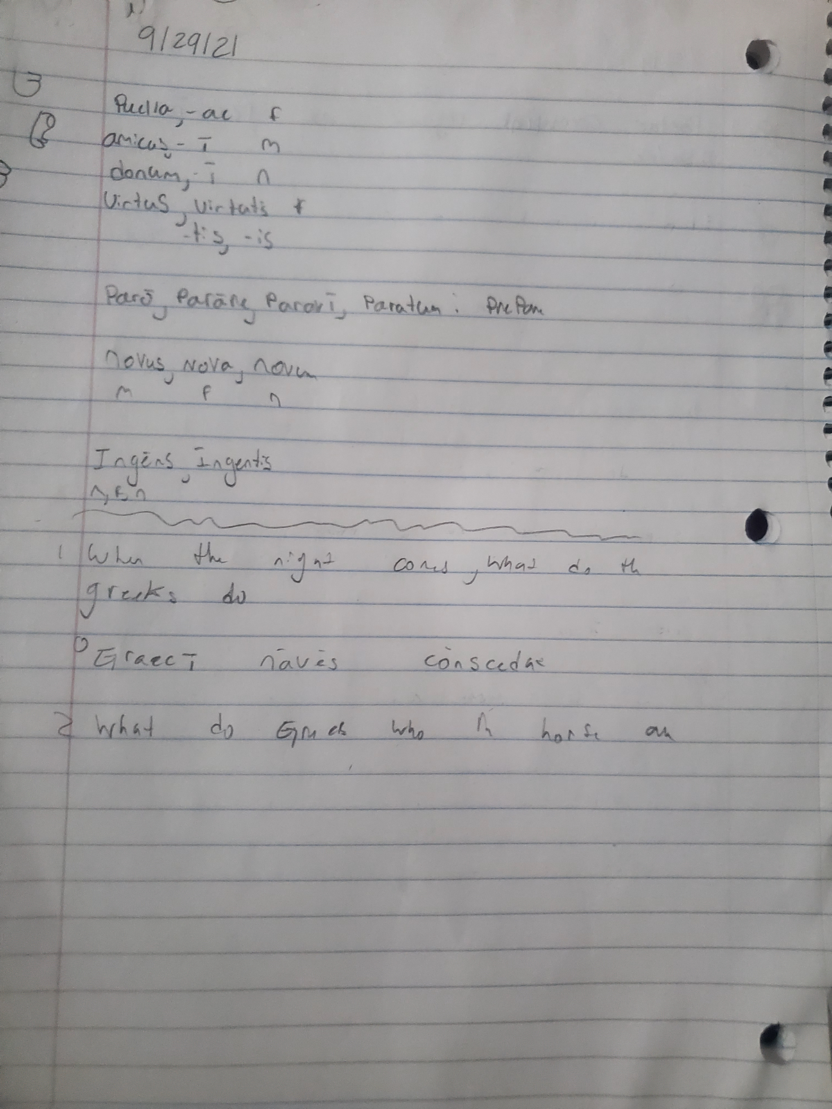 Notes on Latin Class - Studocu