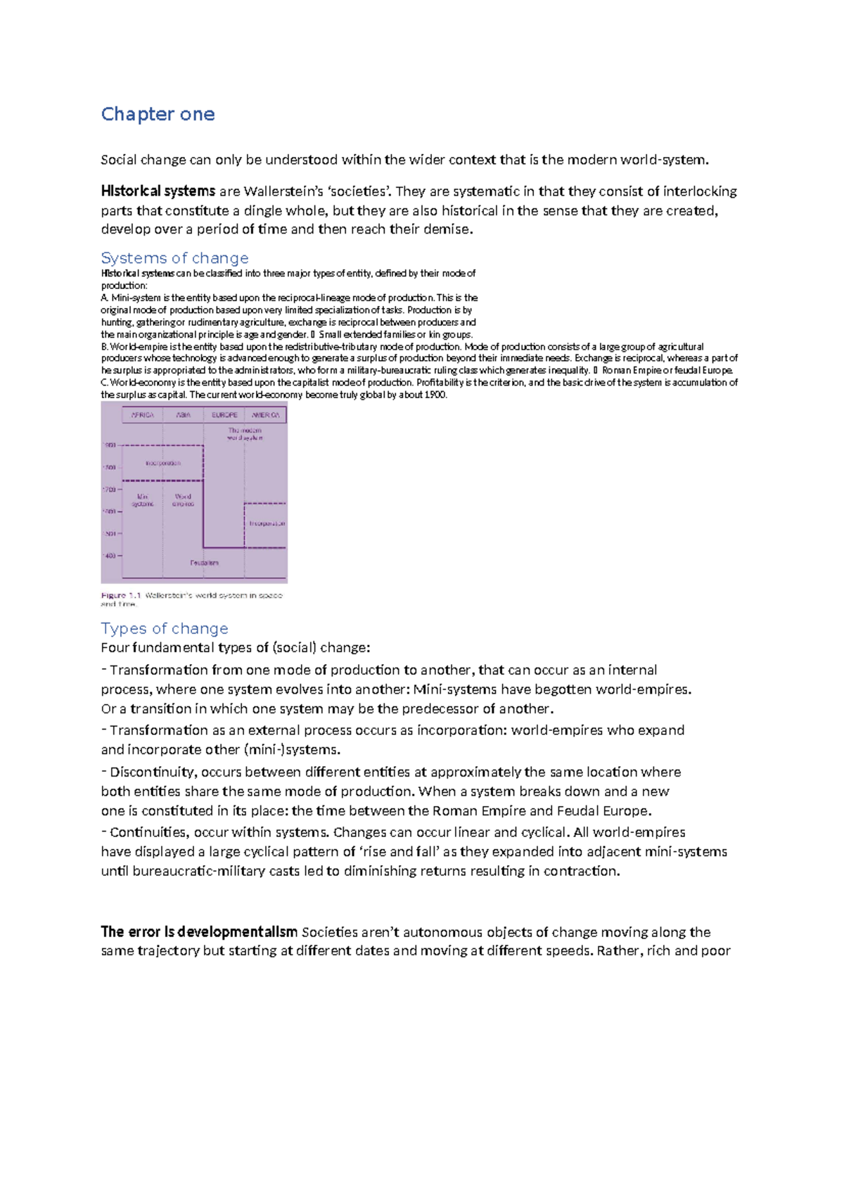 Flint & Taylor pp. 1-173 (H1-H4) - Chapter one Social change can only ...