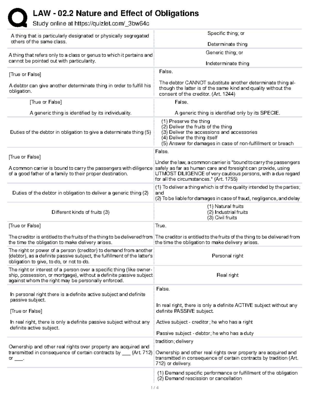 Oblicon chapter 2 - Notes - Study online at quizlet/_3bw64c A thing ...