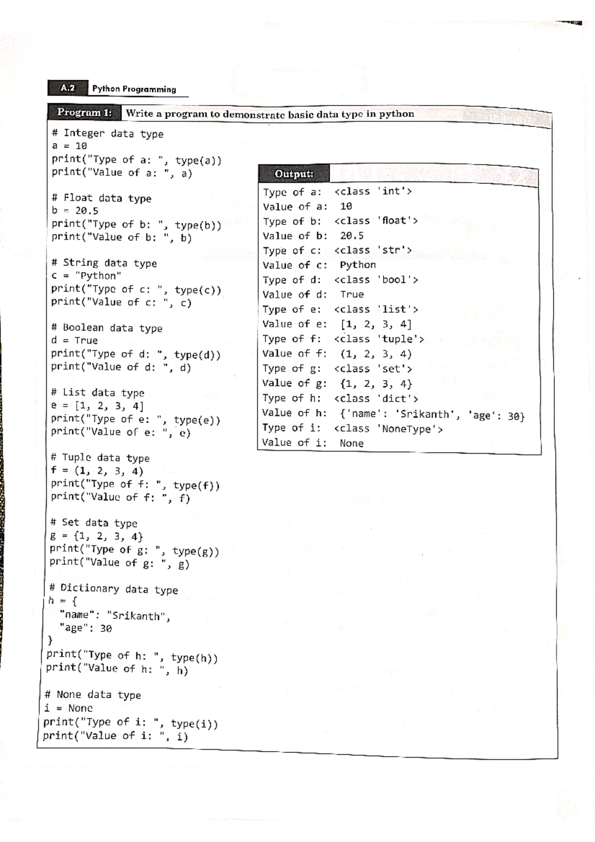 Python Lab Programs - BCA - Studocu