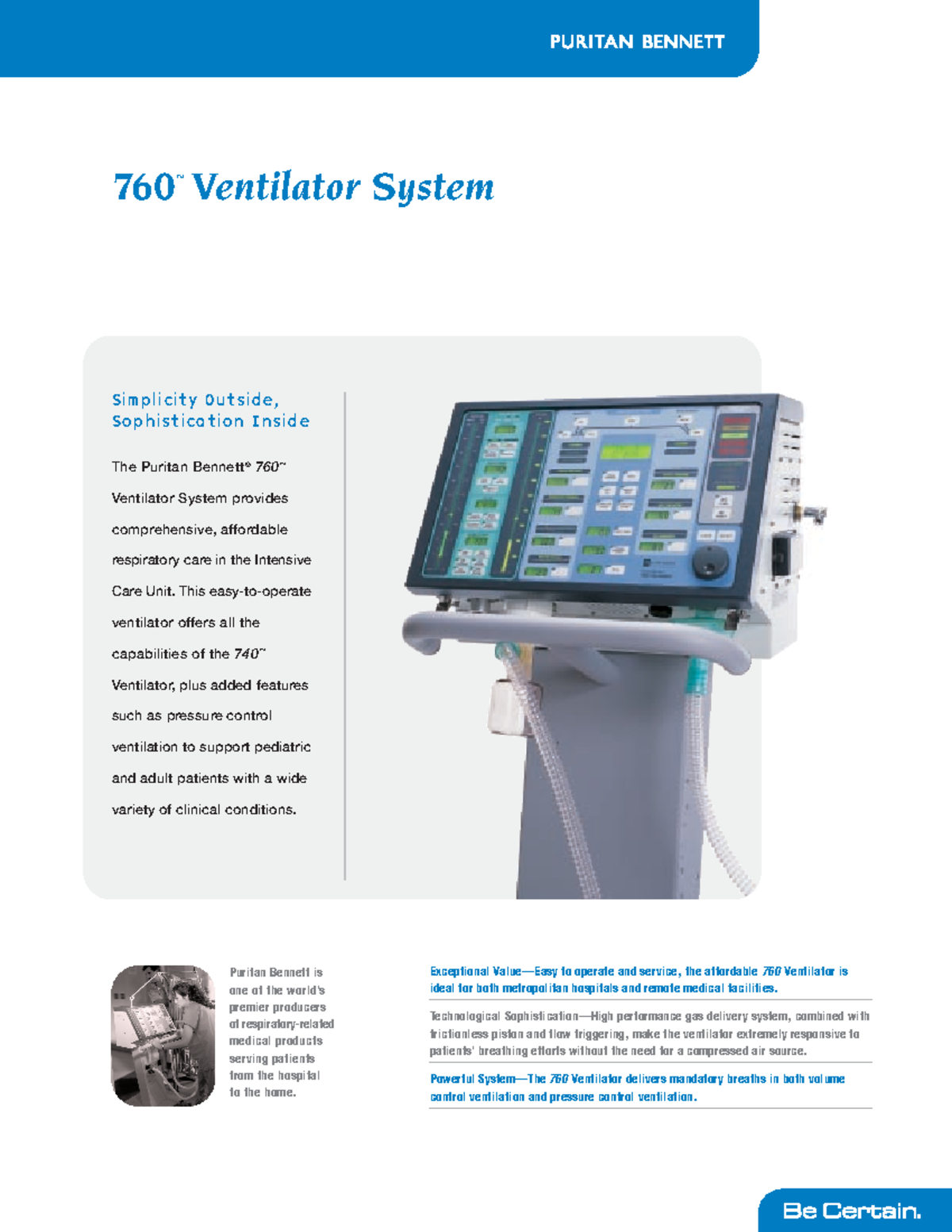 760ventilatorsystem - critical care - 760 ™ Ventilator System ...