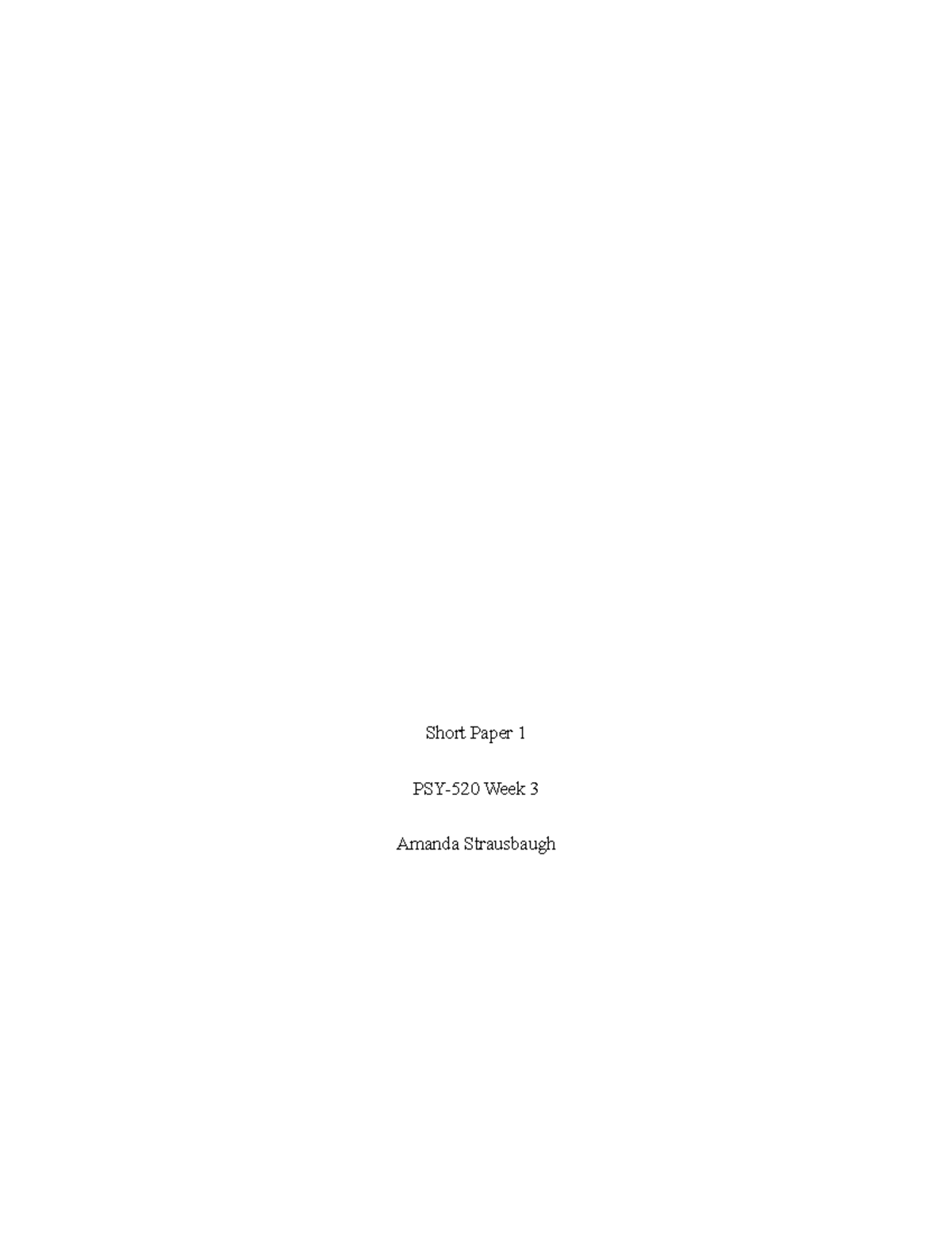 Short Paper 1 - We would even state that these results were ...