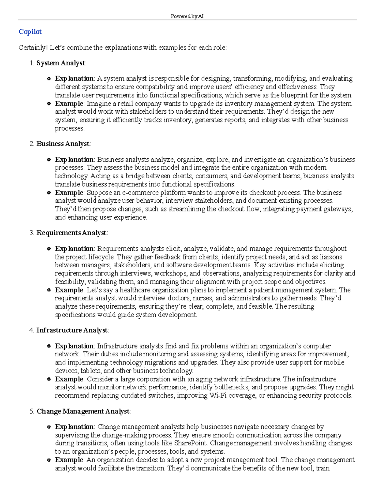 Roles - Reviewer - Powered by AI Copilot Certainly! Let’s combine the ...