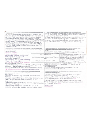 Paper 1 Revision Guide - Geography Ocr B - Paper 1: Our Natural World 