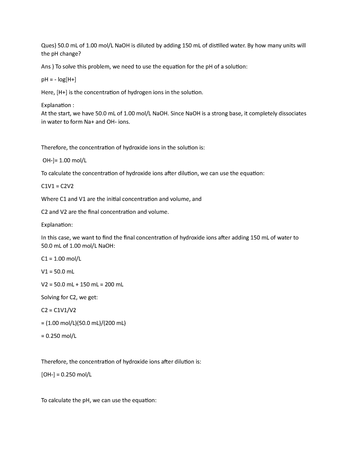 by-how-many-units-will-the-p-h-change-ques-50-ml-of-1-mol-l-naoh-is