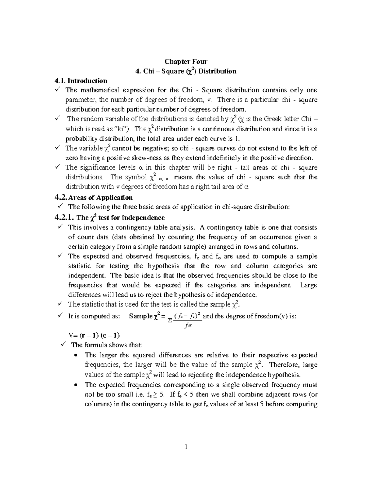 STAT II - CH IV - It gives a clear discription to the contents ...