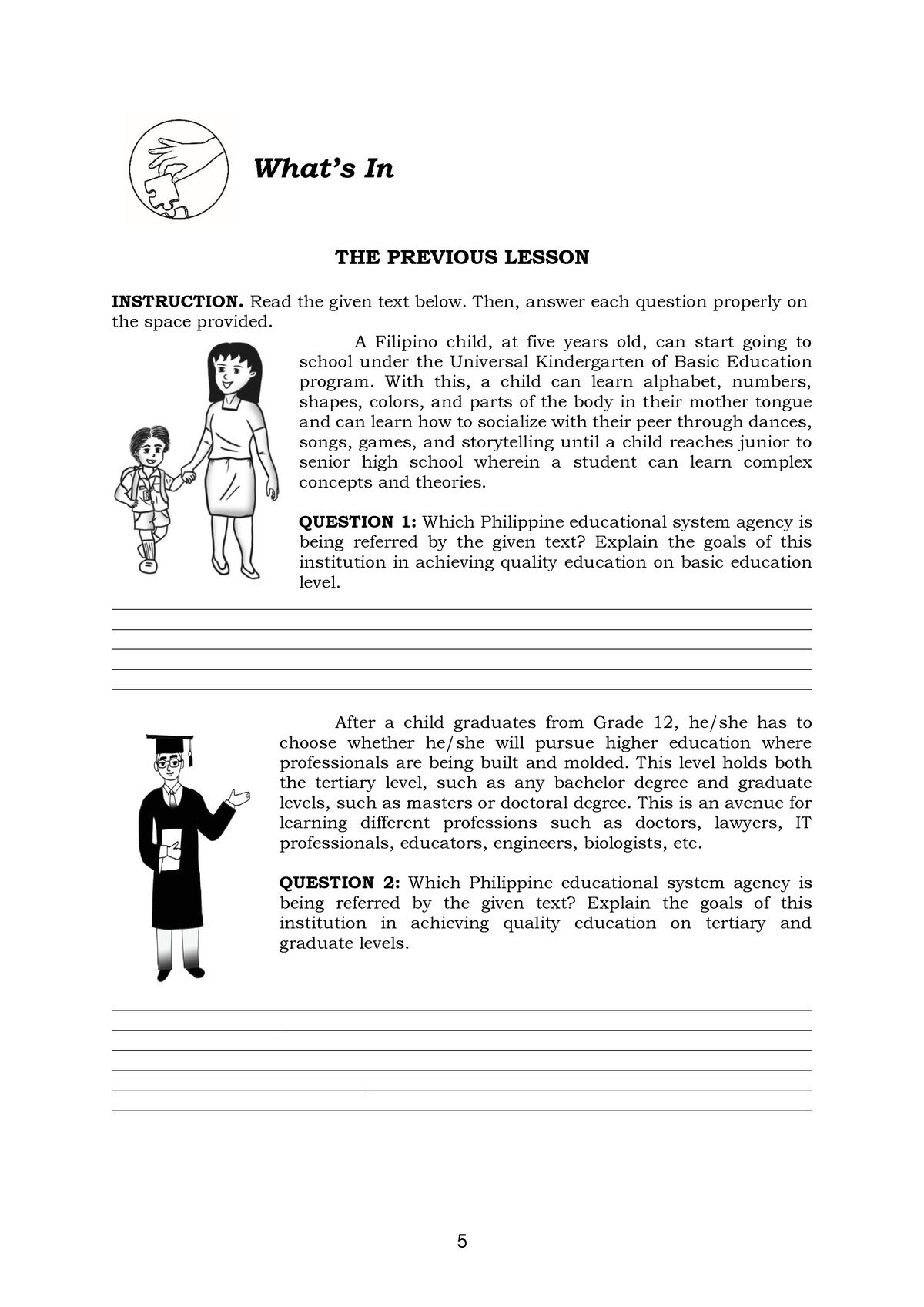 UCSP Q2 Module-3-11-23 - What’s In THE PREVIOUS LESSON INSTRUCTION ...