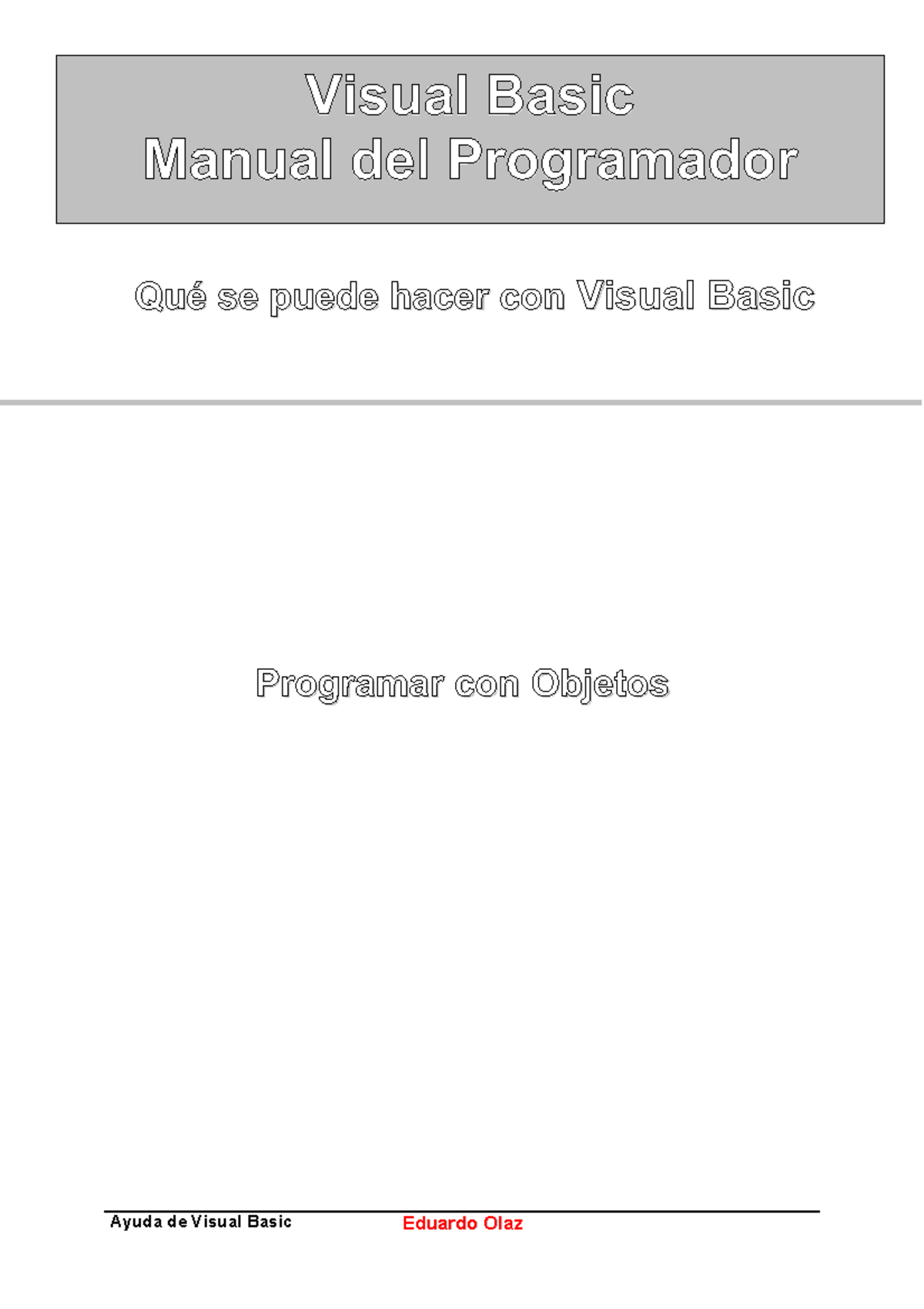 Ayuda de Visual Basic E Ed du ua ar rd d - Ayuda de Visual Basic ...