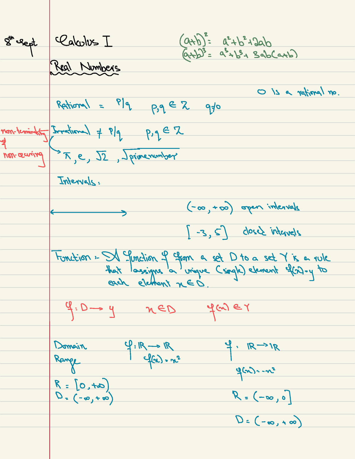 1 Calculus - Easy Notes, Just Read Them Once And You’re Ready For Your ...