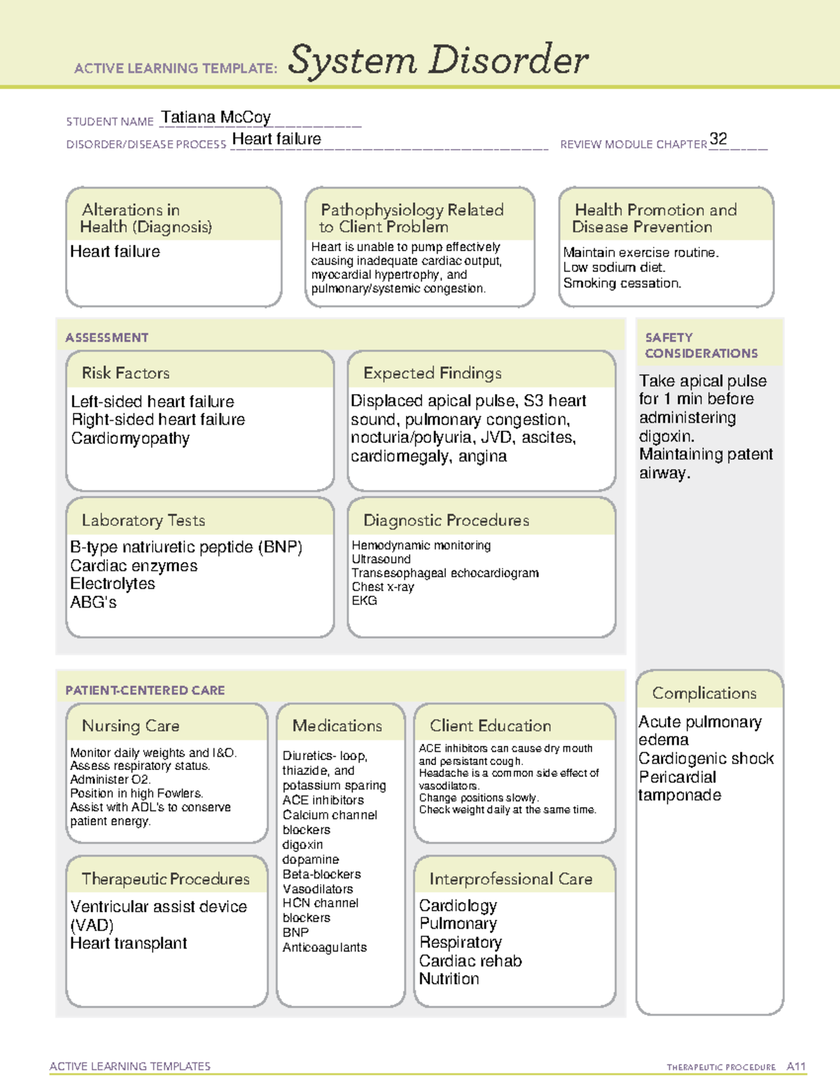 ALT-System Disorder-Heart Failure - ACTIVE LEARNING TEMPLATES ...