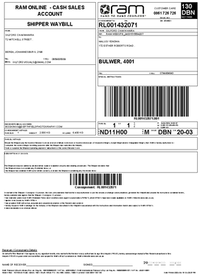 Document - Invoice example - Ndumiso Tshuma 4 2nd Street Account number ...