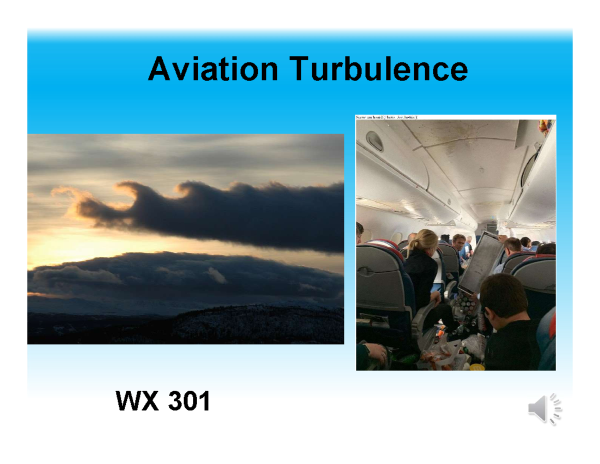 M11-7 Low-Level Turbulence - Aviation Turbulence WX 301 Low-Level ...