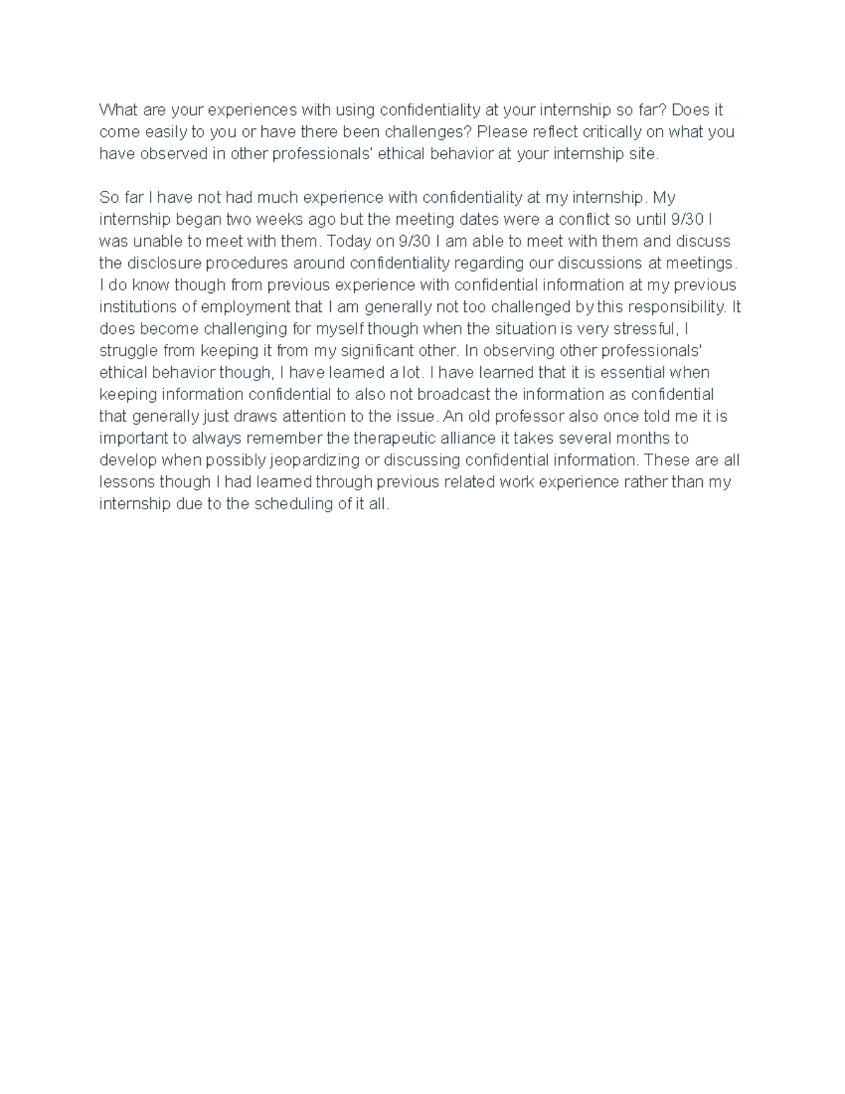 Reflection #7 - CLP4941 - What are your experiences with using ...